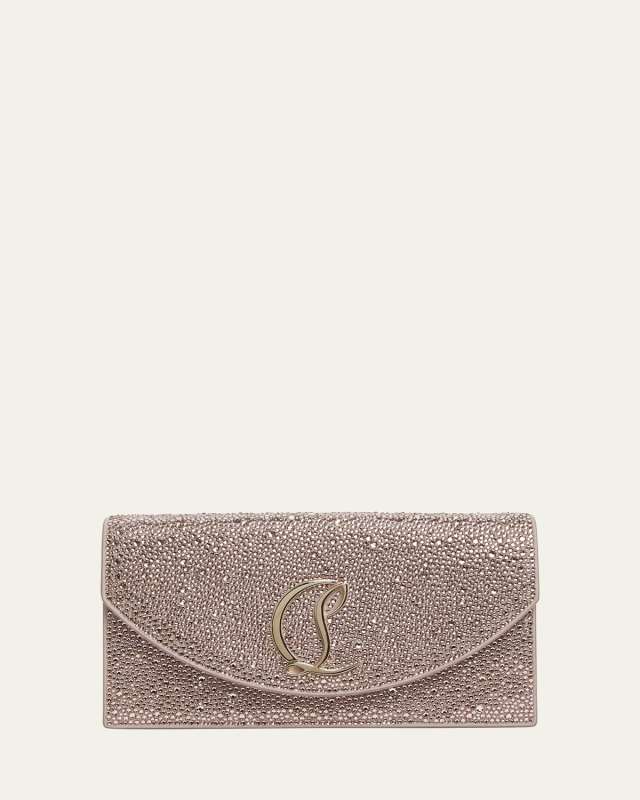 Loubi54 Strass Flap Clutch Bag
